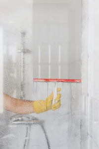 Bathroom Wall tile cleaning