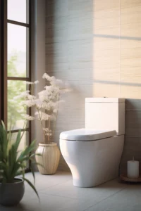 Rimless smart toilets