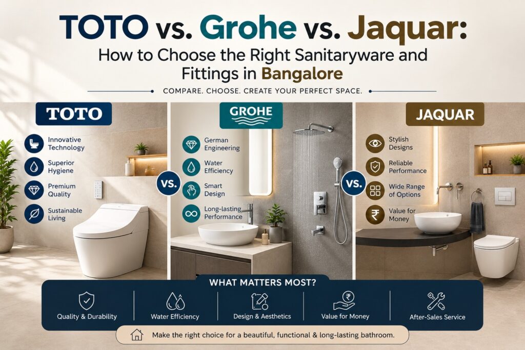 TOTO sanitaryware dealers in Bangalore