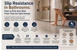 anti skid bathroom floor tiles